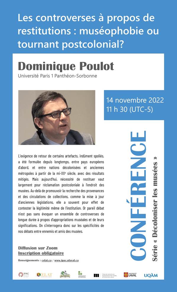 CELAT “Decolonizing museums”