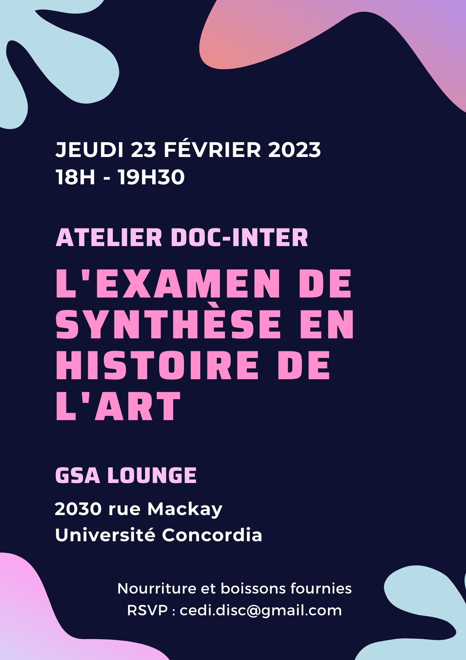 Atelier pédagogique sur l’examen de synthèse