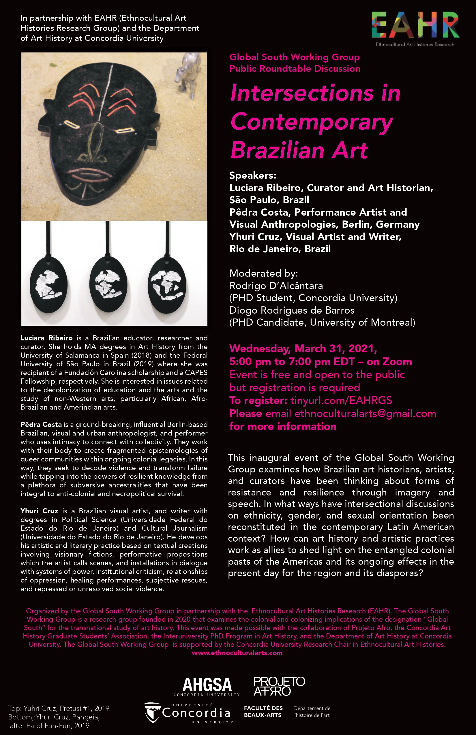 Table ronde publique : Intersections dans l’art brésilien contemporain