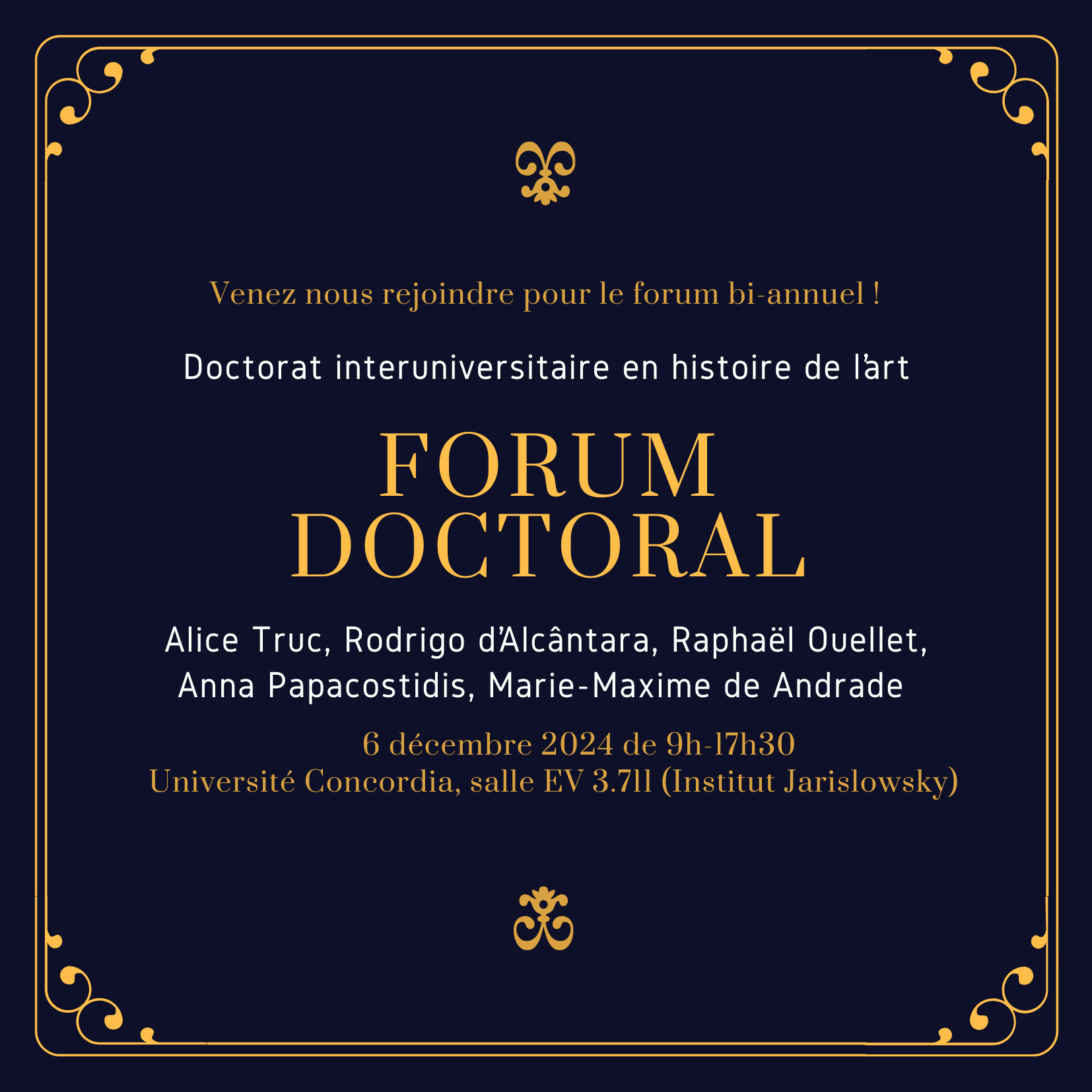 Doc-Inter | Invitation | Doctoral Forum