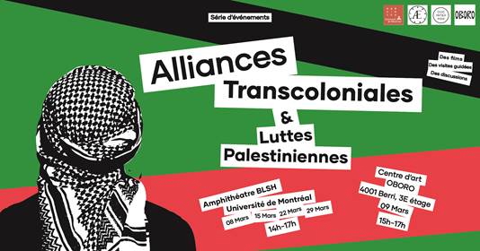Série d’événements – Alliances Transcoloniales et luttes palestiniennes