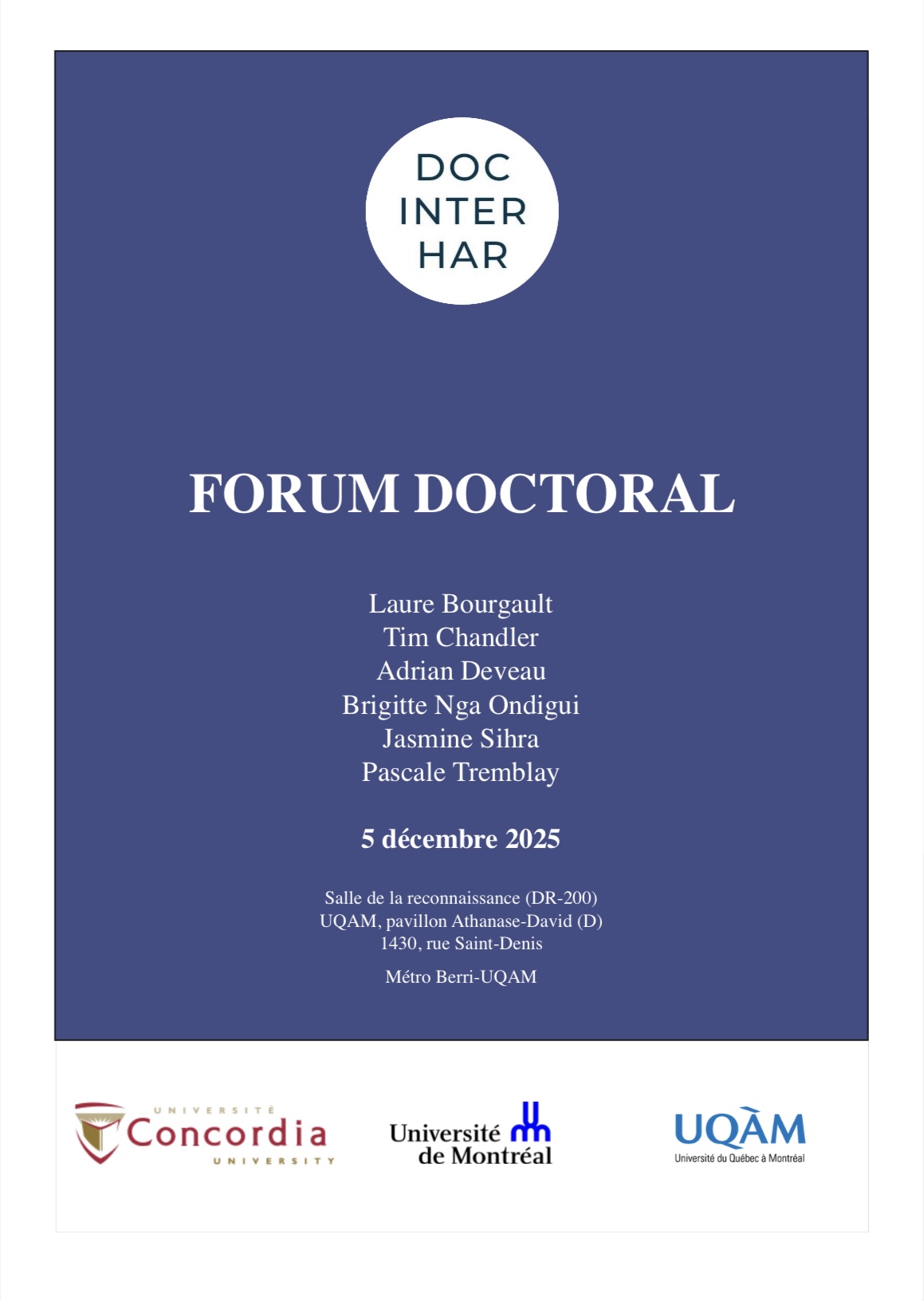 Doctoral Forum