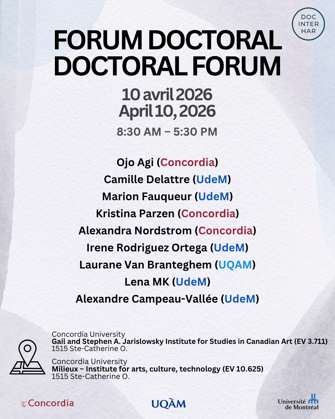Doctoral Forum